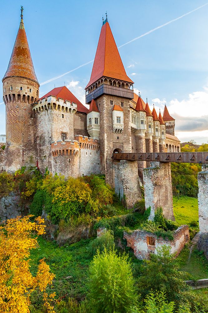 Romania-Hunedoara Corvin Castle-Gothic-Renaissance castle-one of the largest castles in Europe art print by Emily M. Wilson for $57.95 CAD
