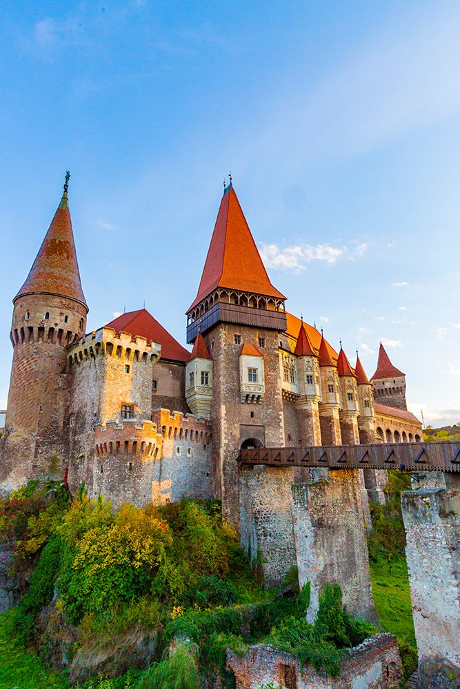 Romania-Hunedoara Corvin Castle-Gothic-Renaissance castle-one of the largest castles in Europe art print by Emily M. Wilson for $57.95 CAD