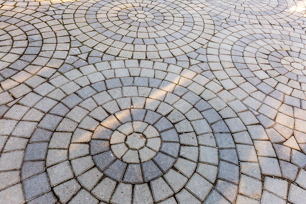 Romania-Alba Artistic and abstract street paving stones art print by Emily M. Wilson for $57.95 CAD