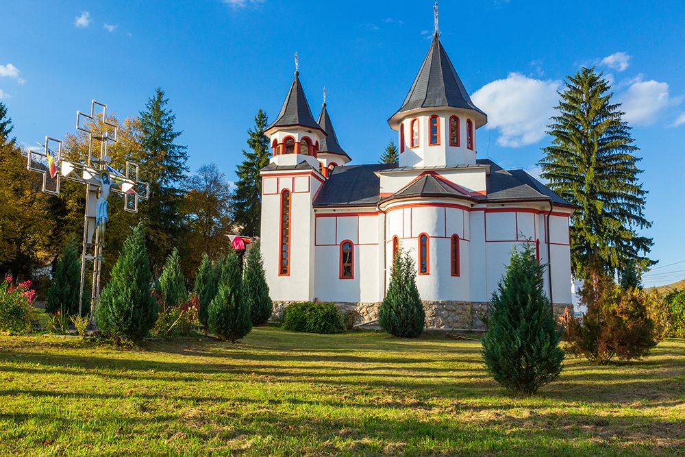 Romania-Alba County-Rimetea-Trascau Mountains Orthodox church art print by Emily M. Wilson for $57.95 CAD