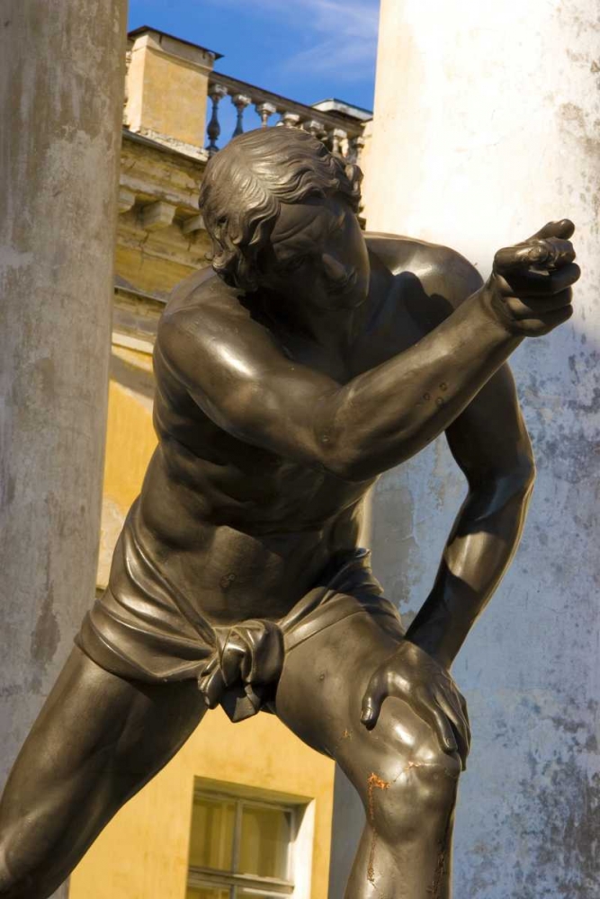 Russia, Pushkin Statue at Alexander Palace art print by Nancy, Steve Ross for $57.95 CAD