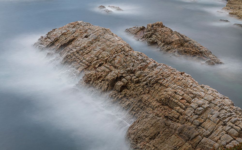 Spain, Cabo Blanco. Ocean rock formations. art print by Jaynes Gallery for $57.95 CAD