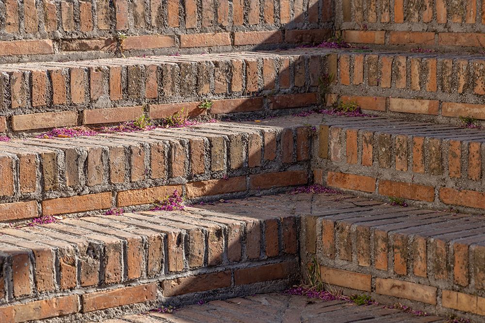 Albaicin, Province of Granada, Andalusia, Spain. Old brick stairs. art print by Emily M. Wilson for $57.95 CAD