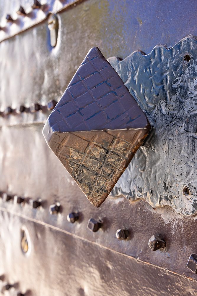 Albaicin, Province of Granada, Andalusia, Spain. An old metal door. art print by Emily M. Wilson for $57.95 CAD