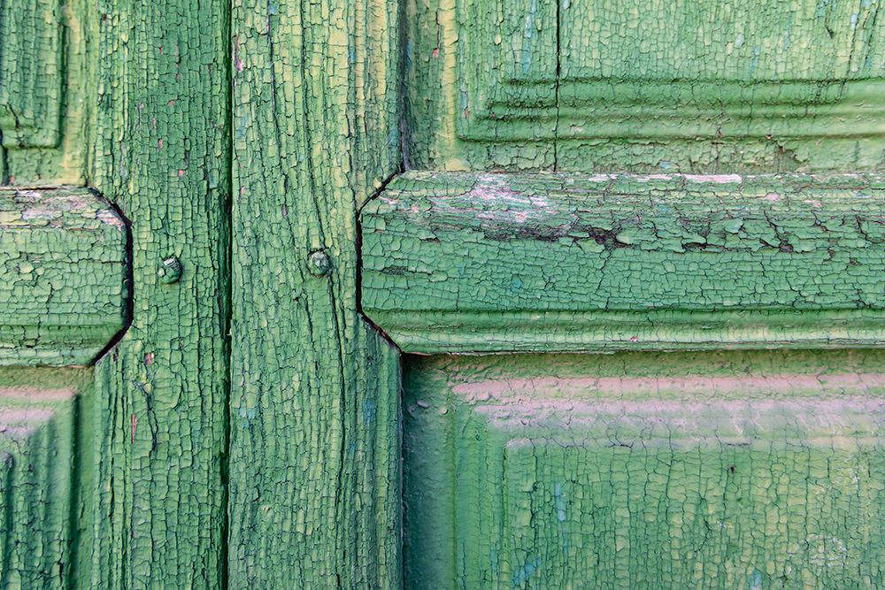 Albaicin, Province of Granada, Andalusia, Spain. Peeling green paint on an old wooden door. art print by Emily M. Wilson for $57.95 CAD