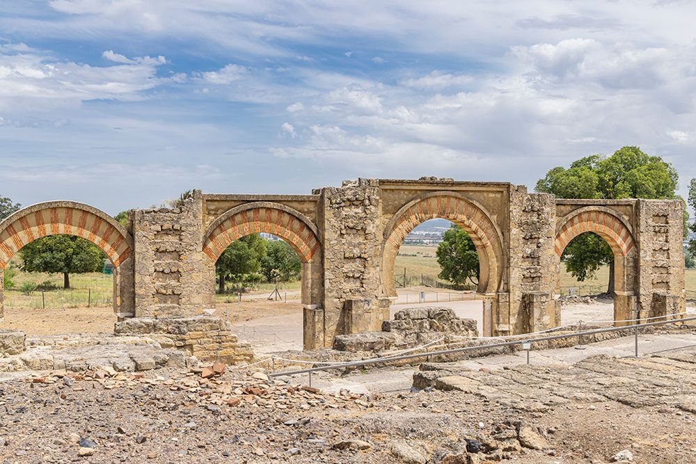 Cordoba, Andalusia, Spain. Ruins at Medina Azahara, a Moorish fortified palace outside of Cordoba. art print by Emily M. Wilson for $57.95 CAD