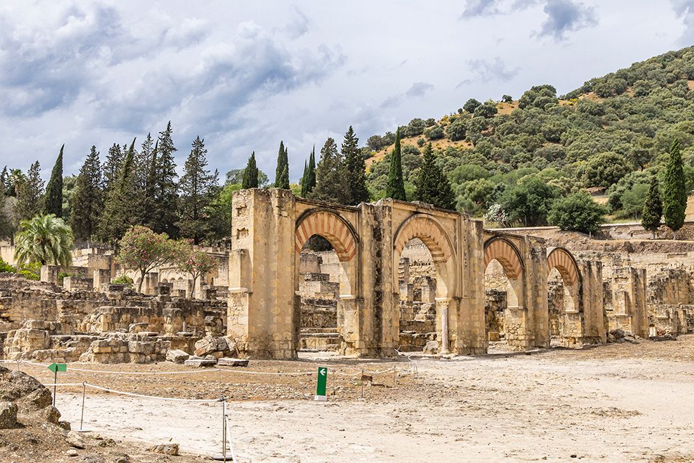 Cordoba, Andalusia, Spain. Ruins at Medina Azahara, a Moorish fortified palace outside of Cordoba. art print by Emily M. Wilson for $57.95 CAD