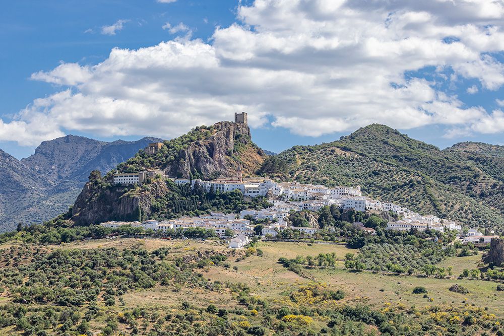 Cadiz, Andalusia, Spain. The Spanish village of Zahara de la Sierra. art print by Emily M. Wilson for $57.95 CAD