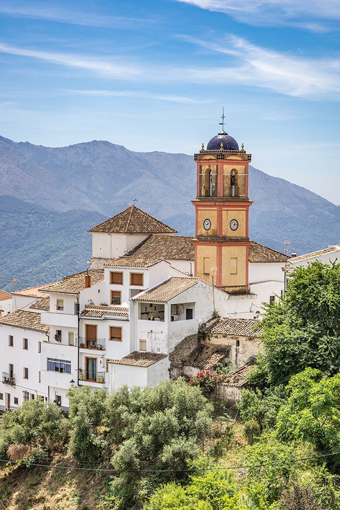 Algatocin, Malaga, Andalusia, Spain. Mountain village. art print by Emily M. Wilson for $57.95 CAD