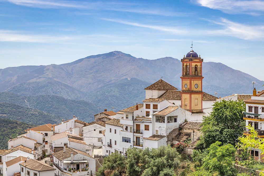 Algatocin, Malaga, Andalusia, Spain. Mountain village. art print by Emily M. Wilson for $57.95 CAD