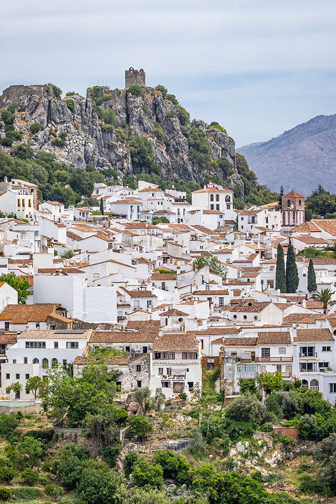Algatocin, Malaga, Andalusia, Spain. Mountain village. art print by Emily M. Wilson for $57.95 CAD