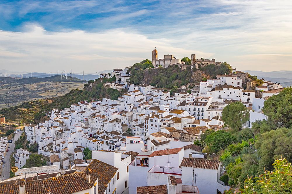 Casares, Malaga, Andalusia, Spain. View of the village of Casares. art print by Emily M. Wilson for $57.95 CAD