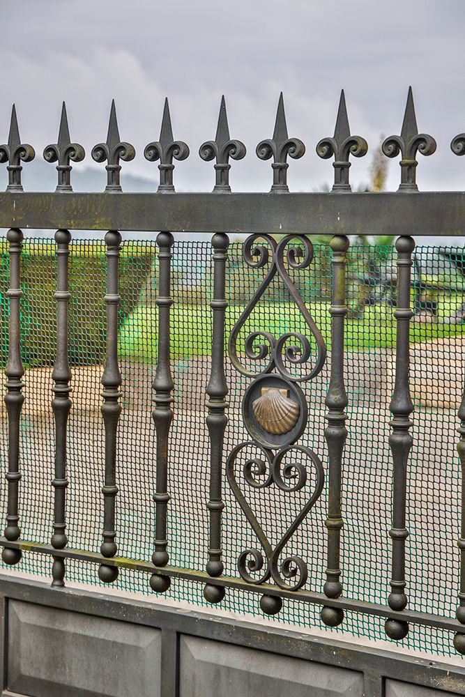 Spain-Galicia Scallop shell along Camino de Santiago between Lavacolla and Santiago de Compostela art print by Hollice Looney for $57.95 CAD