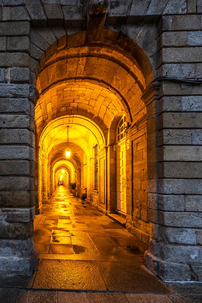 Spain-Galicia Early morning in Santiago de Compostela art print by Hollice Looney for $57.95 CAD