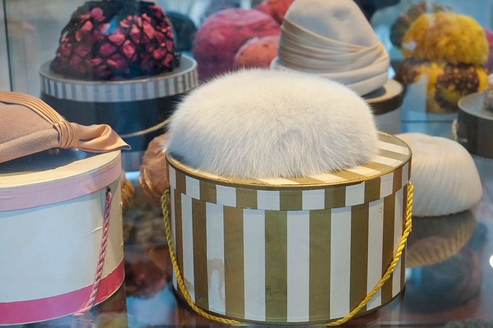 Malaga, Spain. Collection of vintage hats. art print by Julien McRoberts for $57.95 CAD