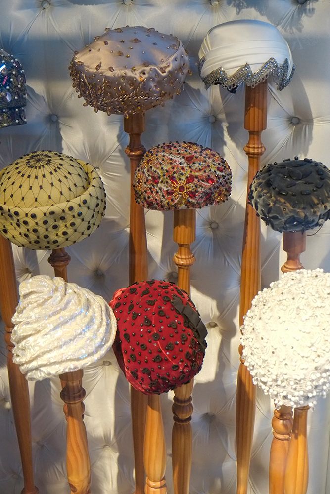 Malaga, Spain. Collection of vintage hats. art print by Julien McRoberts for $57.95 CAD