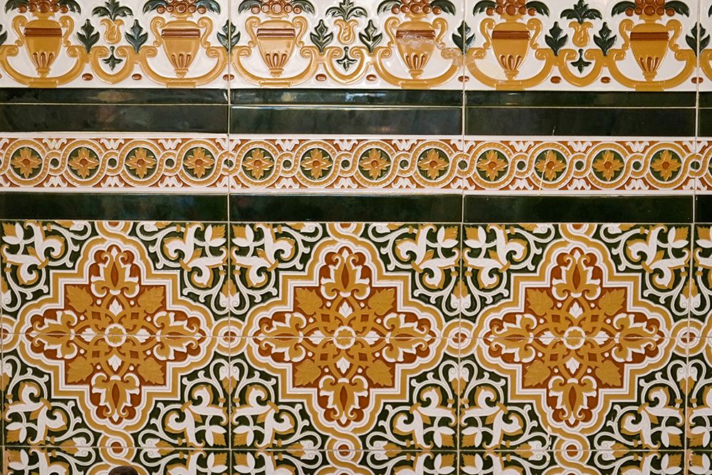 Marbella, Spain. Old Spanish tile with Moorish influence art print by Julien McRoberts for $57.95 CAD