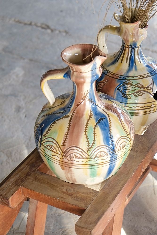 Mijas, Spain. Clay water jugs art print by Julien McRoberts for $57.95 CAD