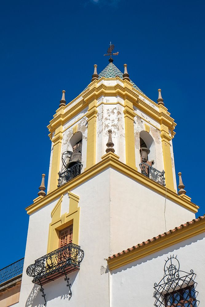 Rhonda, Spain. Beautiful old white church in town center. art print by Julien McRoberts for $57.95 CAD