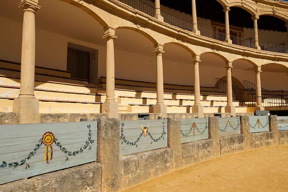Rhonda, Spain. The oldest bullring in Spain. Built in 1700 art print by Julien McRoberts for $57.95 CAD