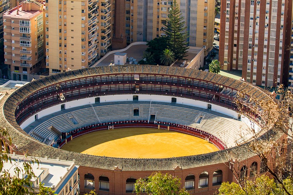 La Malagueta bullring in Plaza de Toros, Malaga, Spain. art print by Michael DeFreitas for $57.95 CAD