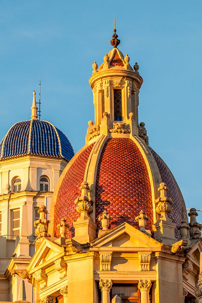 Valencia Town Hall cupola or dome, Plaza del Ayuntamiento, Valencia, Spain. art print by Michael DeFreitas for $57.95 CAD