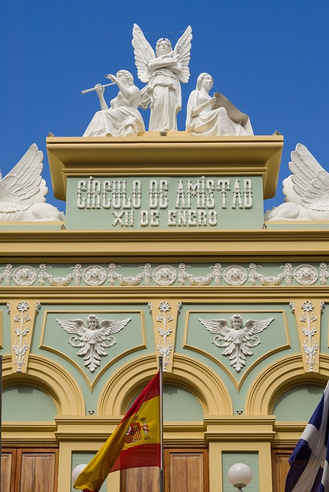 Spain-Canary Islands-Tenerife Island-Santa Cruz de Tenerife-Circulo de Amistad XII de Enero art print by Walter Bibikow for $57.95 CAD