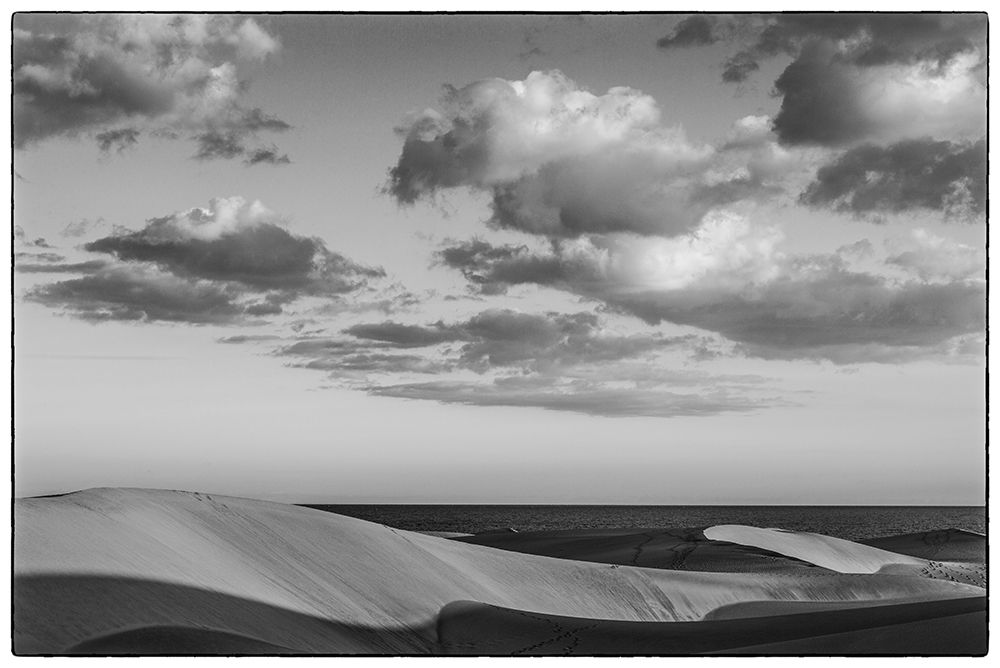 Spain-Canary Islands-Gran Canaria Island-Maspalomas-Maspalomas Dunes National Park art print by Walter Bibikow for $57.95 CAD