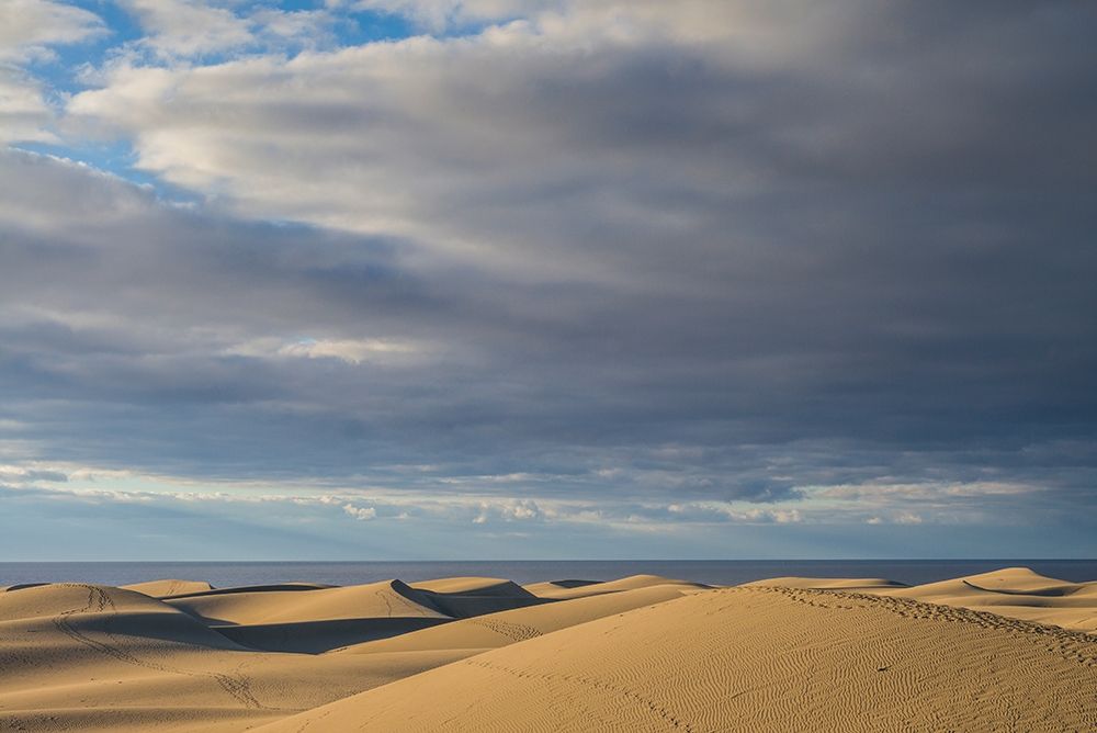 Spain-Canary Islands-Gran Canaria Island-Maspalomas-Maspalomas Dunes National Park art print by Walter Bibikow for $57.95 CAD