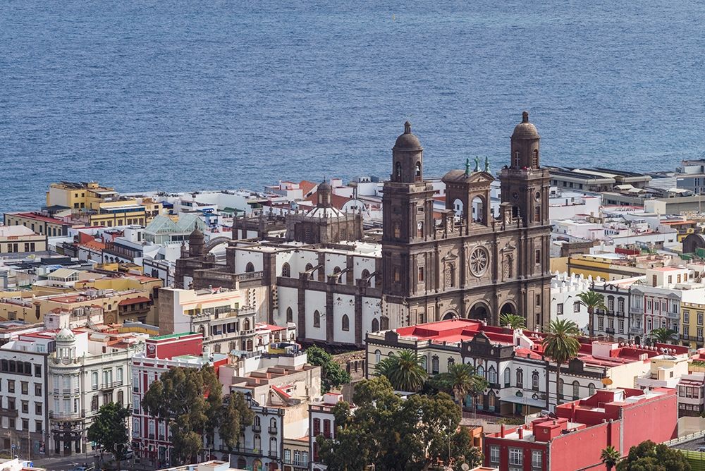 Spain-Canary Islands-Gran Canaria Island-Las Palmas de Gran Canaria-Catedral de Santa Ana art print by Walter Bibikow for $57.95 CAD