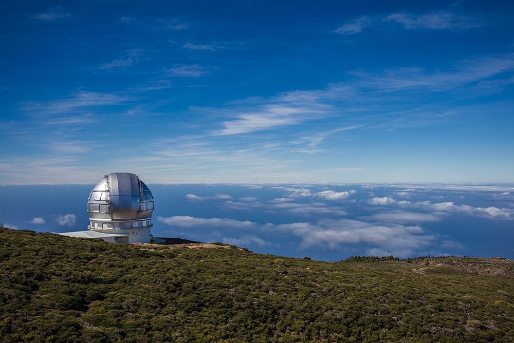 Canary Islands-Roque de los Muchachos Observatory-one of the worlds largest telescopes art print by Walter Bibikow for $57.95 CAD