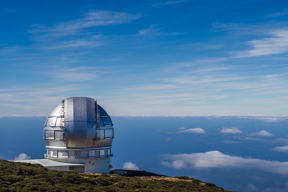 Canary Islands-Roque de los Muchachos Observatory-one of the worlds largest telescopes art print by Walter Bibikow for $57.95 CAD