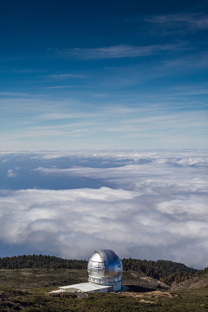 Canary Islands-Roque de los Muchachos Observatory-one of the worlds largest telescopes art print by Walter Bibikow for $57.95 CAD