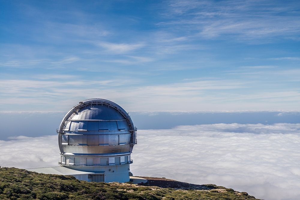 Canary Islands-Roque de los Muchachos Observatory-one of the worlds largest telescopes art print by Walter Bibikow for $57.95 CAD