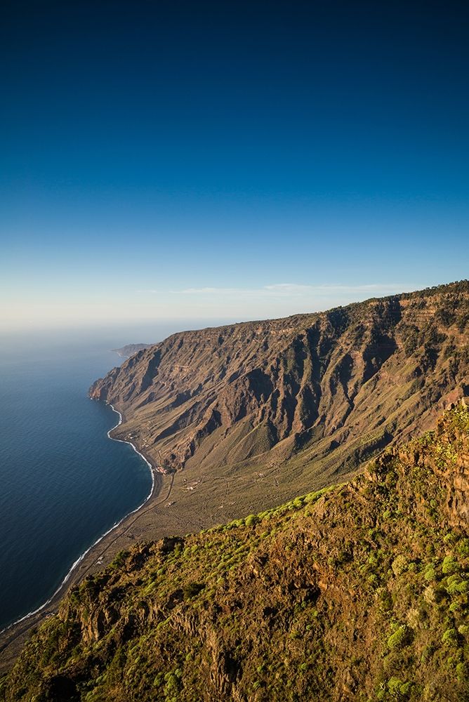 Canary Islands-El Hierro Island-Mirador de Isora-elevated view of the east coast art print by Walter Bibikow for $57.95 CAD