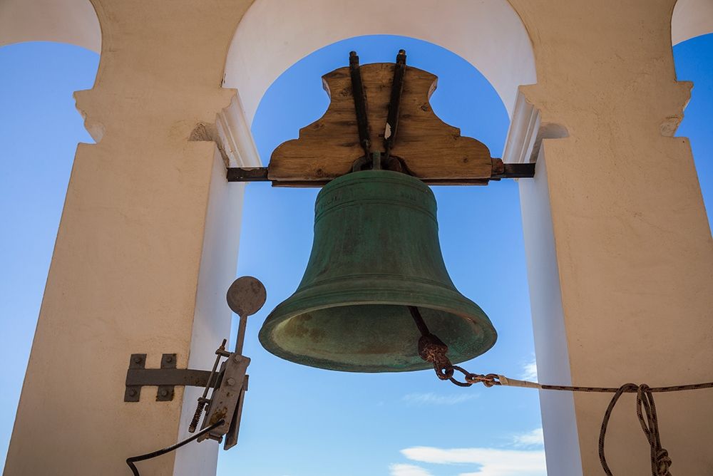 Canary Islands-Tenerife Island-Garachico-Iglesia de Santa Ana church-church bell art print by Walter Bibikow for $57.95 CAD
