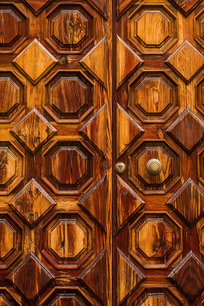 Canary Islands-Tenerife Island-La Orotava-door detail art print by Walter Bibikow for $57.95 CAD