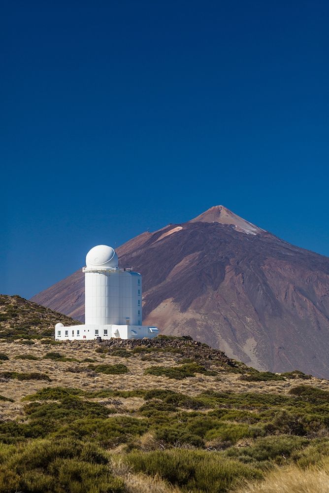 Canary Islands-Tenerife Island-El Teide Mountain-Observatorio del Teide-astronomical observatory art print by Walter Bibikow for $57.95 CAD