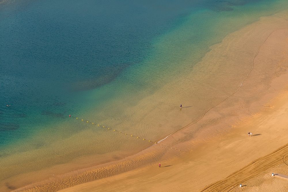Canary Islands-Tenerife Island-San Andres-elevated view of San Andres Beach art print by Walter Bibikow for $57.95 CAD
