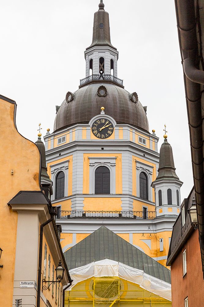 Sweden, Stockholm, Katarina-Sofia borough district on Sodermalm Soder island. Katarina Kyrka. art print by Emily M. Wilson for $57.95 CAD