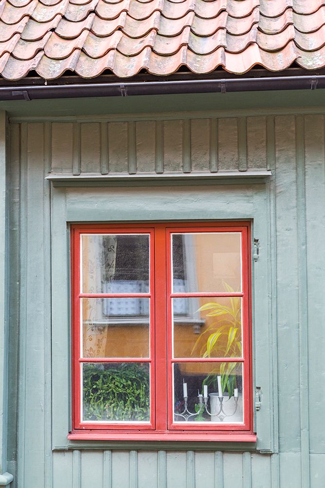 Sweden, Stockholm. Reflection in window. art print by Emily M. Wilson for $57.95 CAD