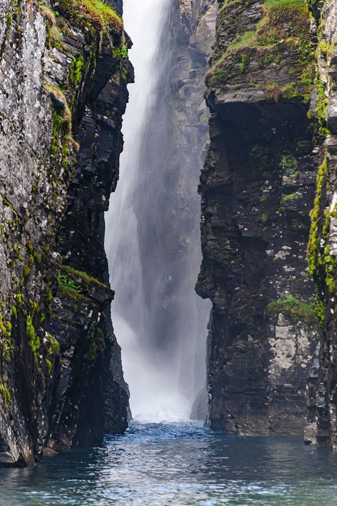 Sweden-Norrbotten-Bjorkliden. Silverfallet (Silver falls) in Rakkasjohka. art print by Fredrik Norrsell for $57.95 CAD