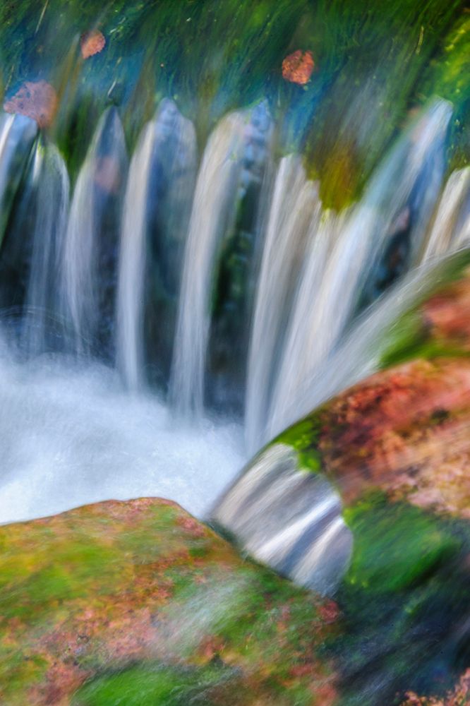 Sweden-Dalarna County-Fulufjallet National Park. Small stream flowing over rock ledges. art print by Fredrik Norrsell for $57.95 CAD