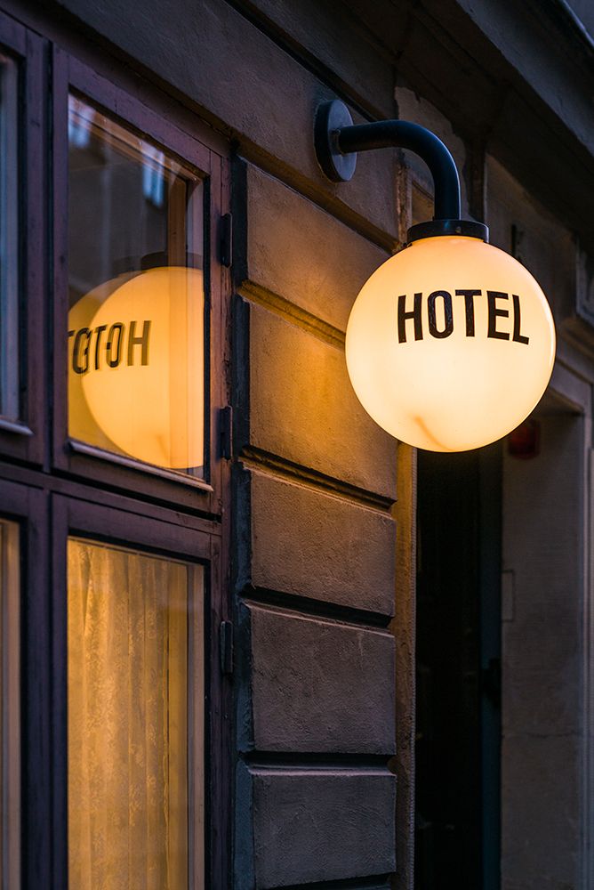 Sweden-Stockholm-Gamla Stan-Old Town-hotel sign art print by Walter Bibikow for $57.95 CAD