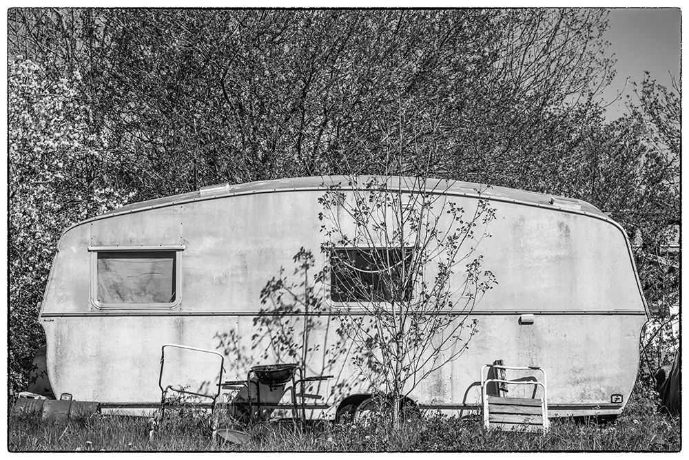 Sweden-Faro Island-Faro Broskogs-Creperie Tati-Kutens Bensin-hip former gas station now a restauran art print by Walter Bibikow for $57.95 CAD