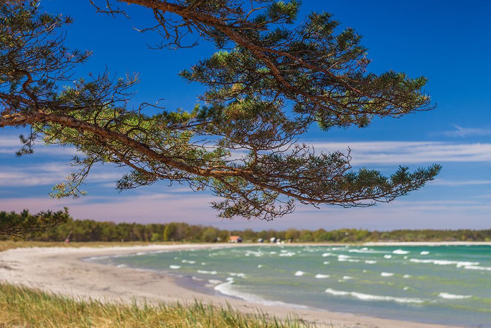 Sweden-Faro Island-Fifang-view of Ajkesvik Bay art print by Walter Bibikow for $57.95 CAD
