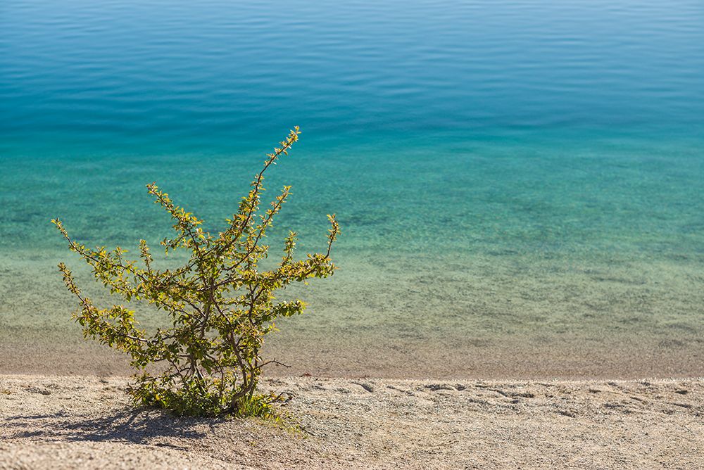 Sweden-Gotland Island-Labro-Bla Lagunen-Blue Lagoon-natural swimming area in former chalk quarry wi art print by Walter Bibikow for $57.95 CAD