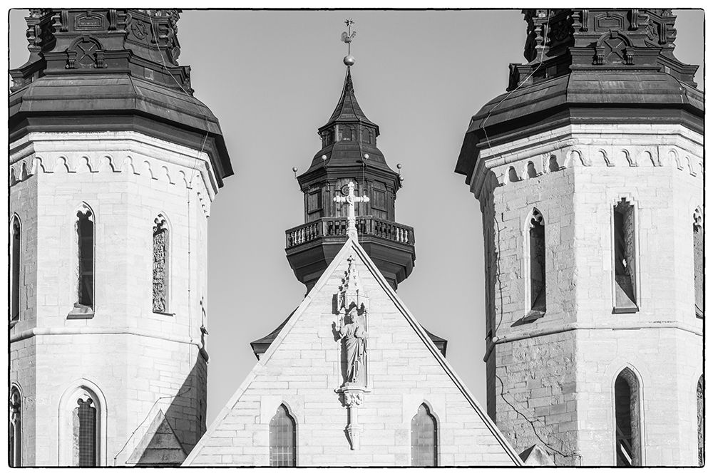Sweden-Gotland Island-Visby-Visby Cathedral-12th century-exterior art print by Walter Bibikow for $57.95 CAD