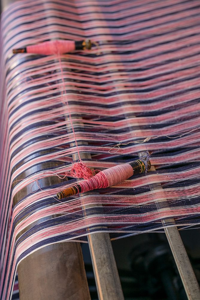 Sweden-Norrkoping-former mill town-cloth loom detail art print by Walter Bibikow for $57.95 CAD