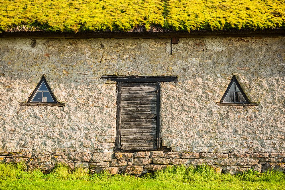 Sweden-Oland Island-Himmelsberga-antique farm building art print by Walter Bibikow for $57.95 CAD